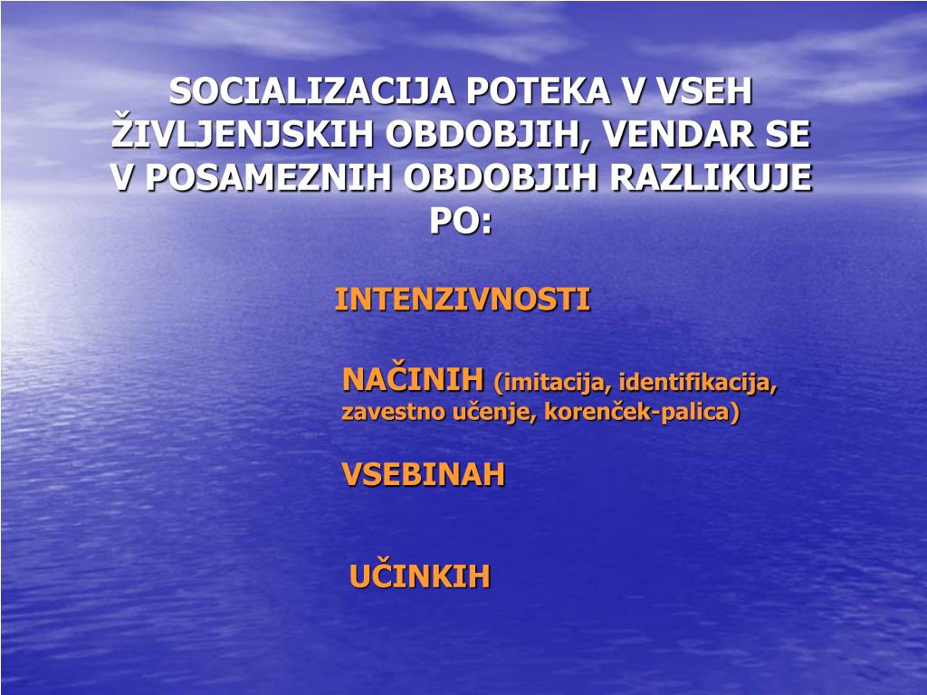 PPT - SOCIALIZACIJA PowerPoint Presentation, free download - ID:1338647