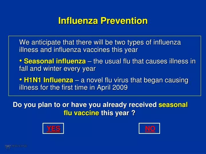 influenza prevention n.