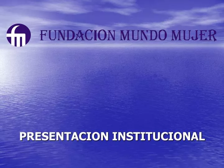 presentacion institucional n.