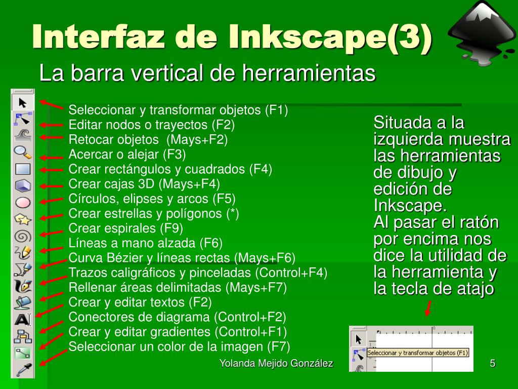 PPT - Diseñar gráficos sencillos con Inkscape PowerPoint Presentation -  ID:1346481