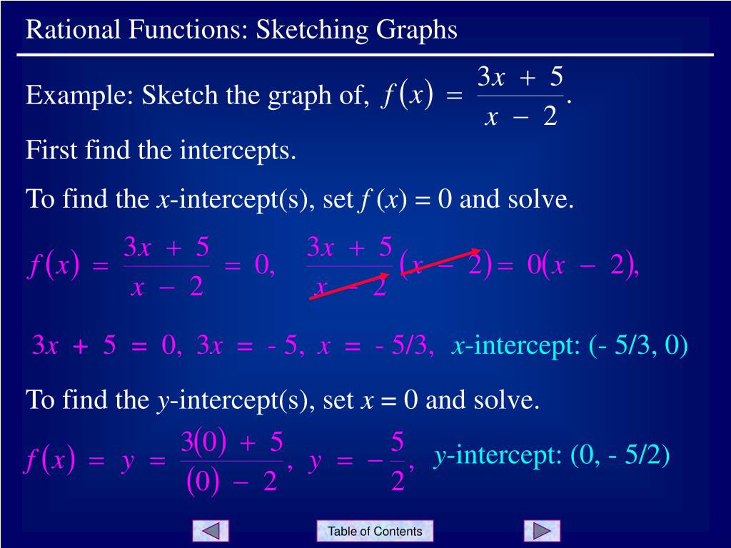 PPT - Rational Functions: Sketching Graphs PowerPoint Presentation ...