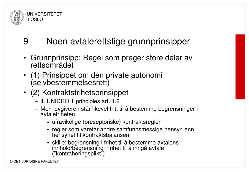 Rettskilder avtalerett Rettskilder avtalerett