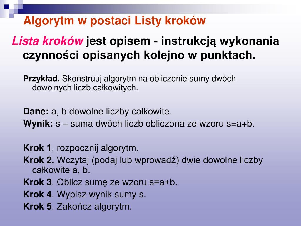 Ppt PojĘcie Algorytmu Powerpoint Presentation Free Download Id1348361 7101