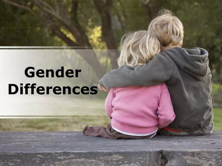 gender differences n.