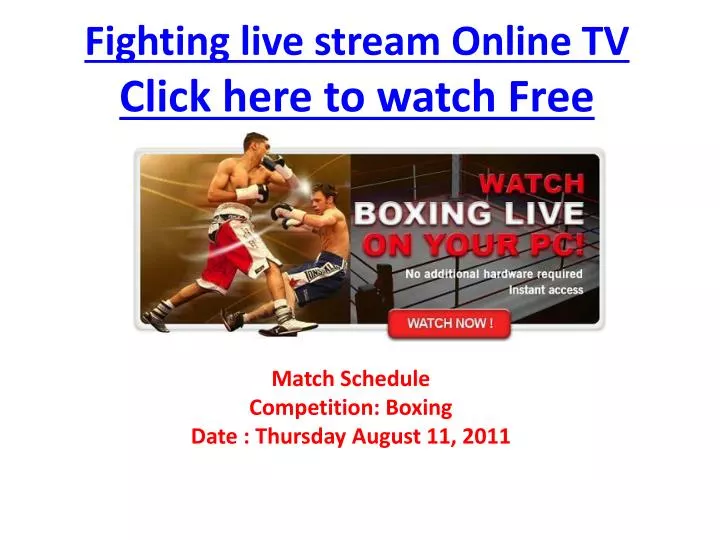 fighting live stream online tv click here to watch free n.
