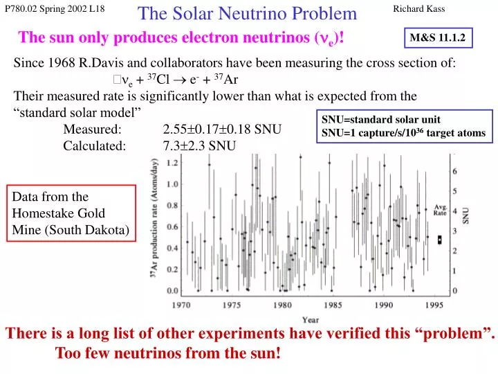 What Is The Solution To The Solar Neutrino Problem Quizlet