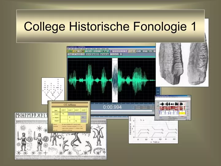 college historische fonologie 1 n.