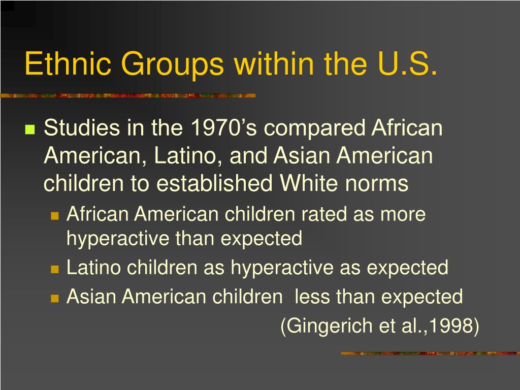 PPT - Cultural Factors and ADHD: A Few Findings of Note PowerPoint