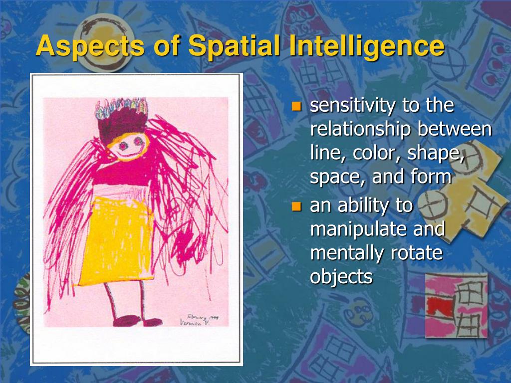 Ppt visual spatial intelligence powerpoint presentation free