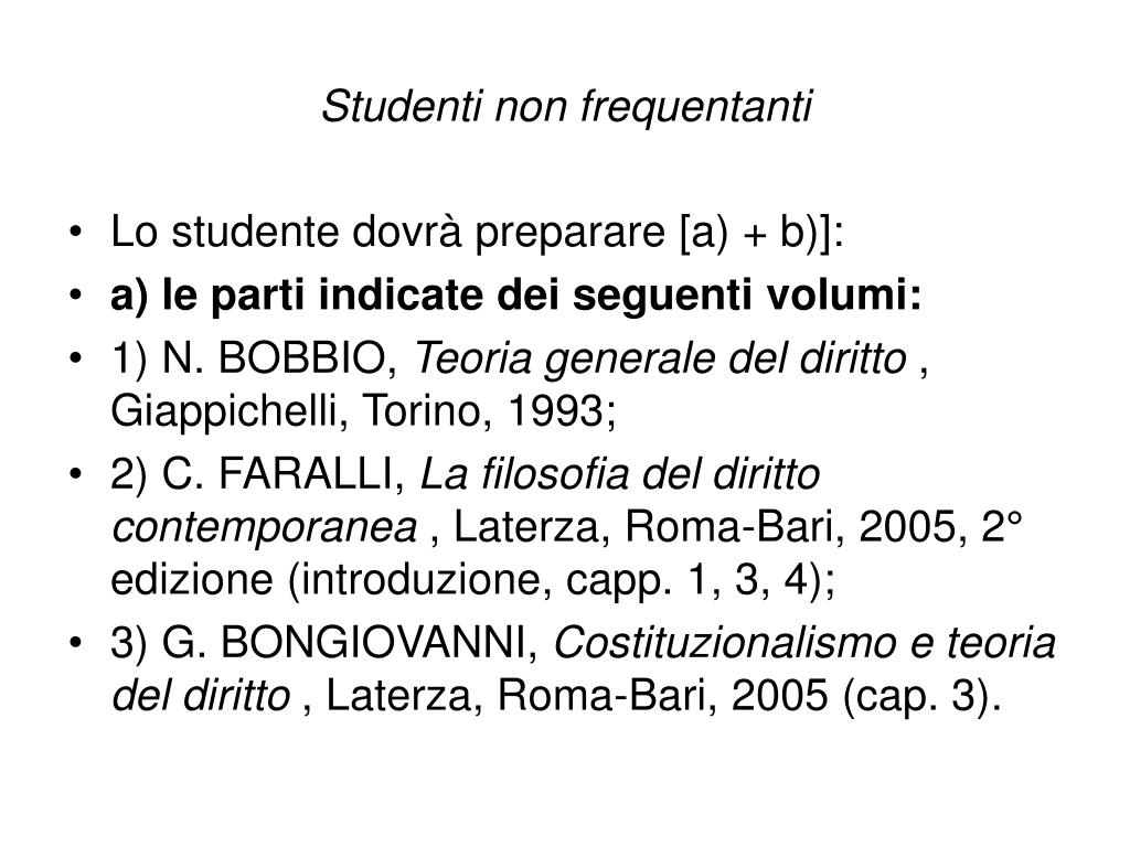 TEORIA DEL DIRITTO, DELL'INTERPRETAZIONE E DELL ...