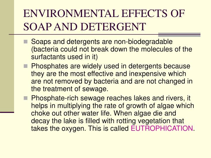 PPT SOAPS,PHENYL,DETERGENTS, ACIDS and THEIR EFFECT ON ENVIRONMENT