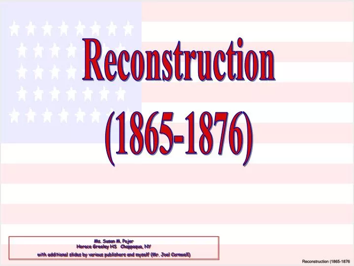 reconstruction 1865 1876 n.