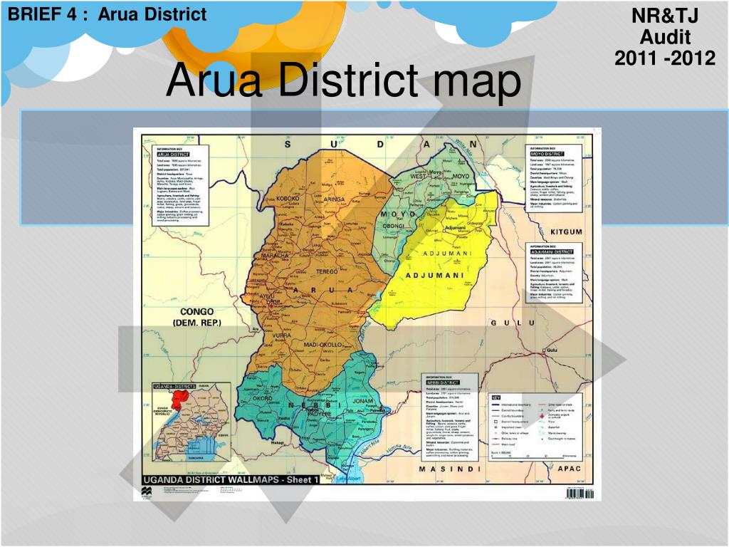 Arua District Map L 