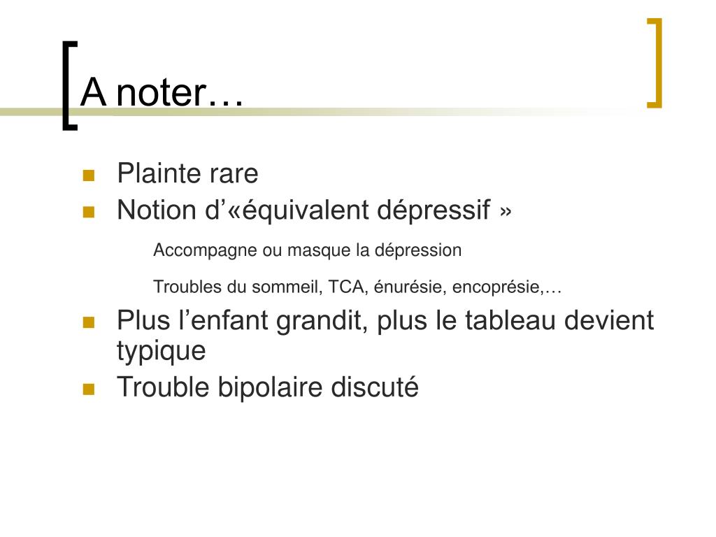 PPT - Dépression de lu0027enfant, de lu0027adolescent Suicide et tentative 