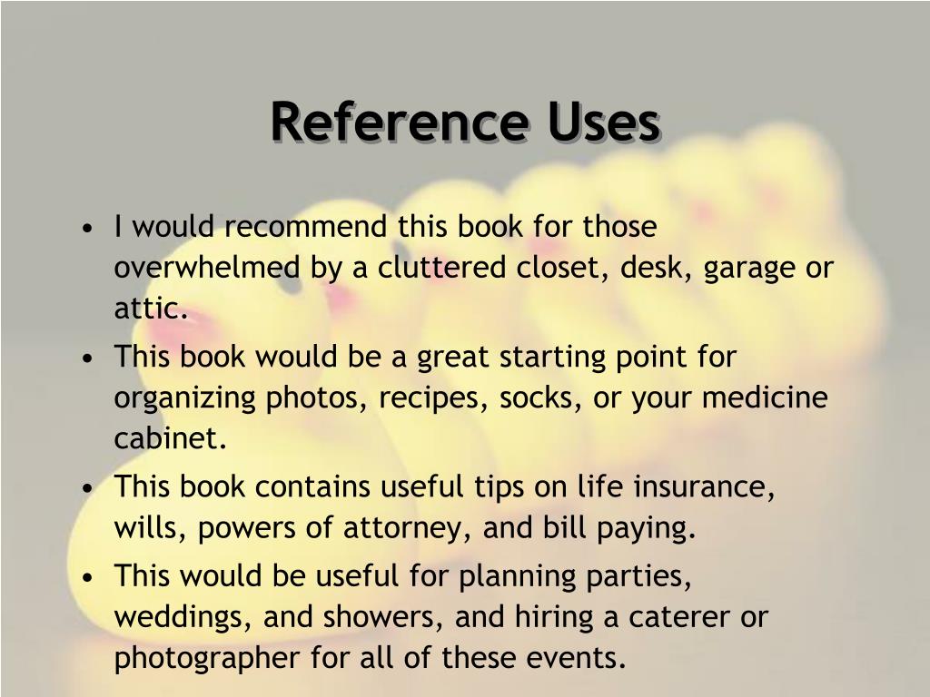 PPT - Reference Book Analysis PowerPoint Presentation, free download ...