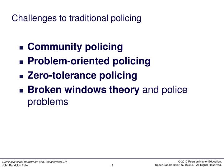 community policing vs traditional policing