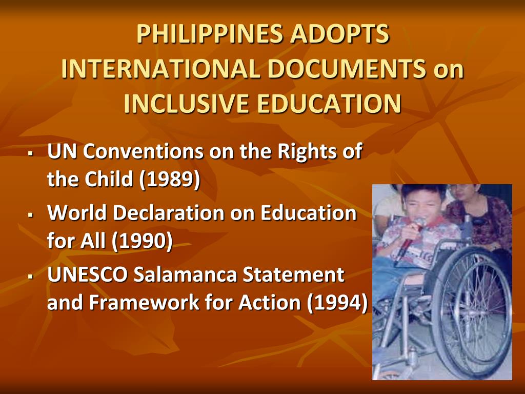 thesis about inclusive education in the philippines