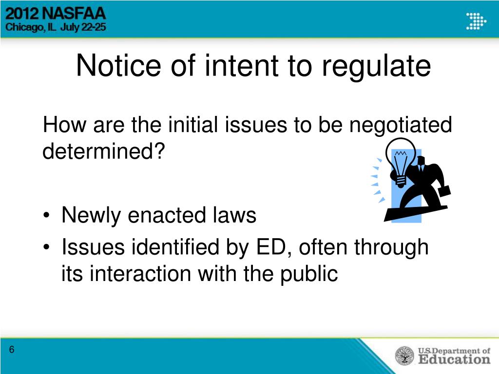 PPT - Negotiated Rulemaking – What You Need To Know And How You Can ...