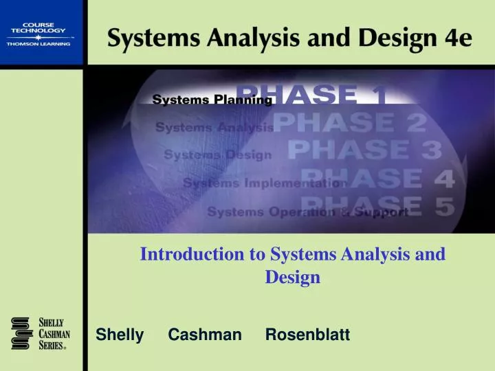 intro to system analysis and design intro to system analysis and design