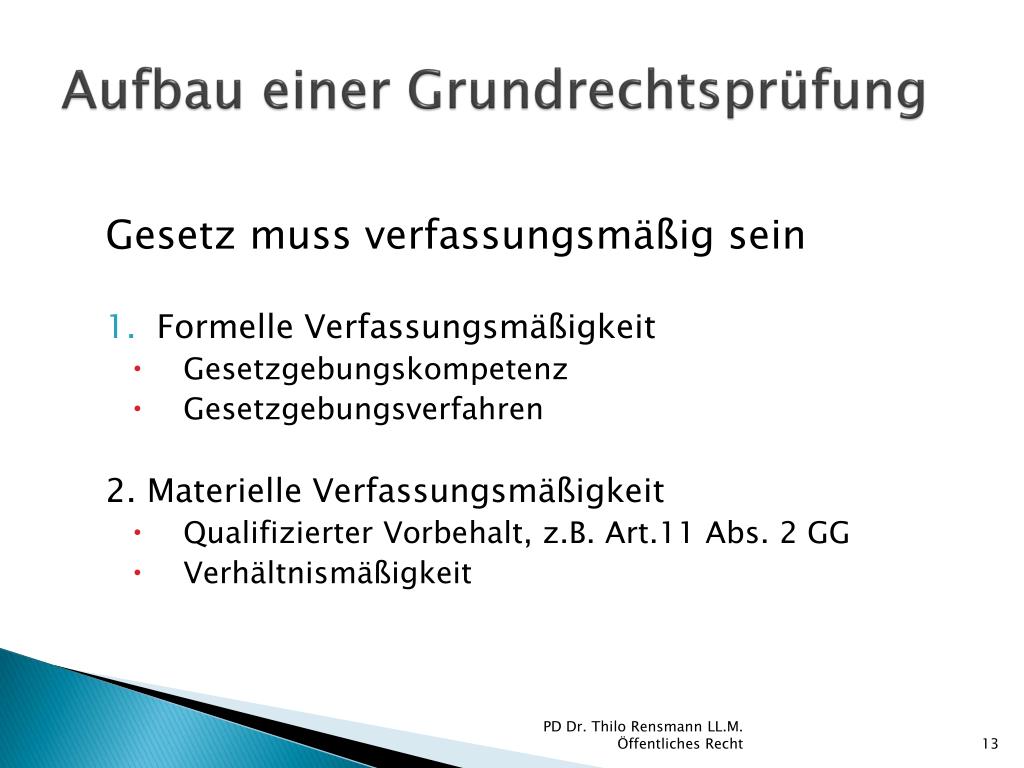 PPT - Einführung in das Öffentliche Recht für ...