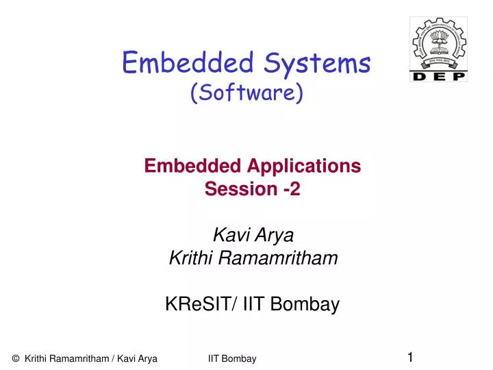 embedded systems software n.