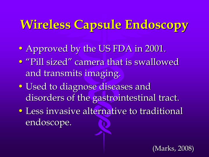 PPT Wireless Capsule Endoscopy PowerPoint Presentation ID1355804