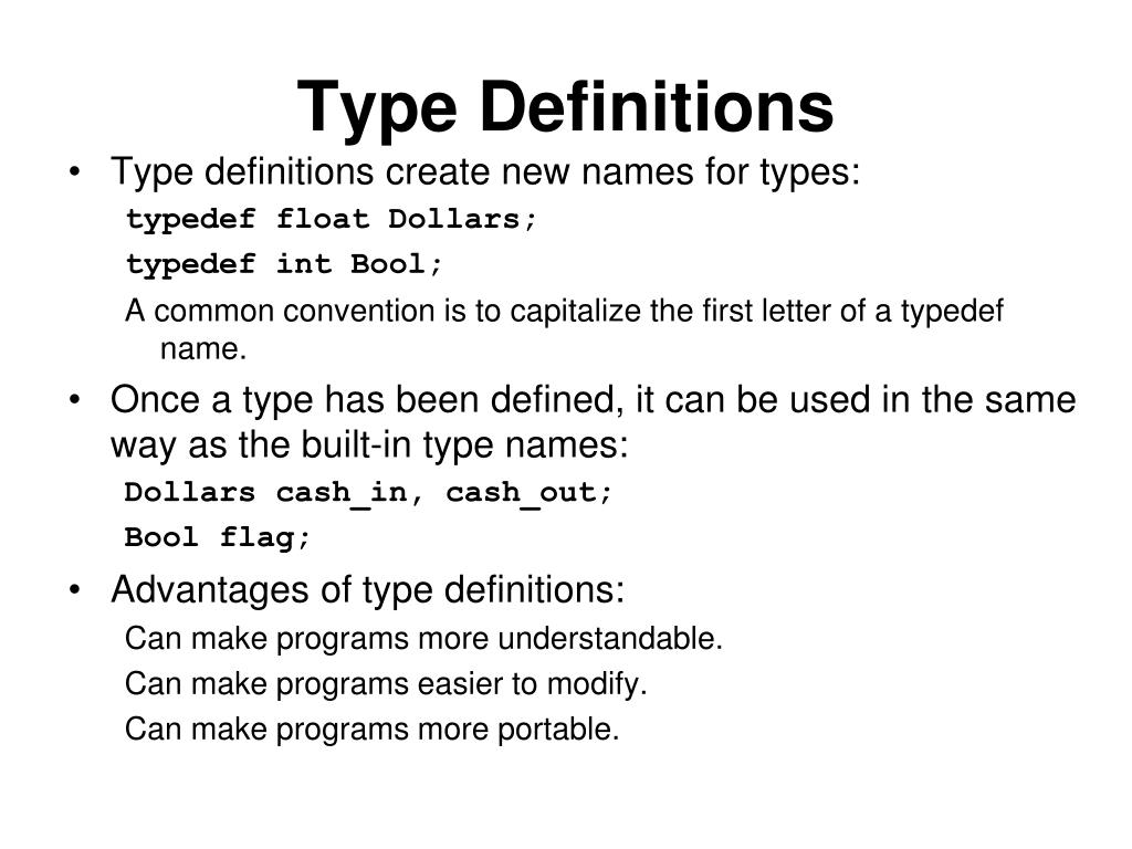 PPT - 7. BASIC TYPES PowerPoint Presentation, free download - ID:1356032