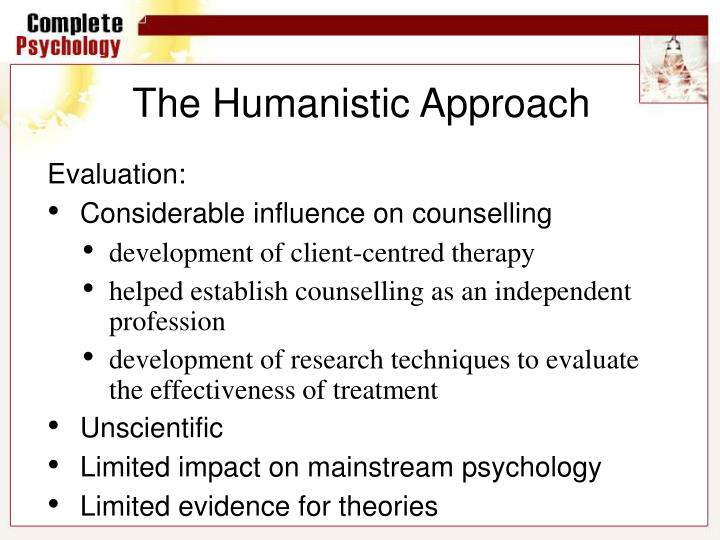 what is the goal of humanistic therapy