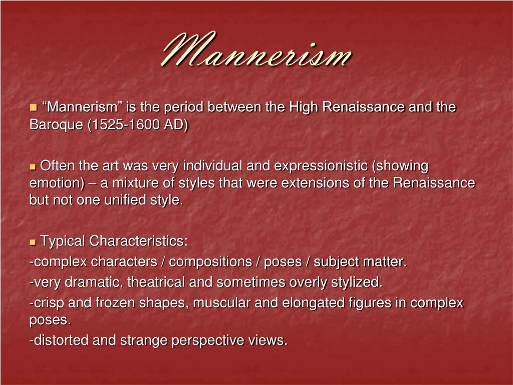 speech mannerism definition