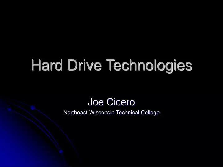 hard drive technologies n.