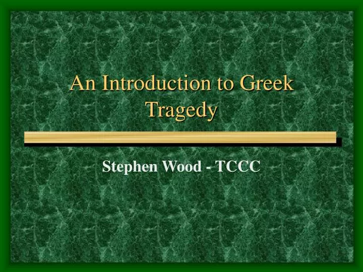 an introduction to the analysis of greek tragedies an introduction to the analysis of greek tragedies