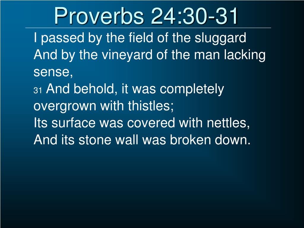 PPT The Proverbs PowerPoint Presentation Free Download ID 1357662