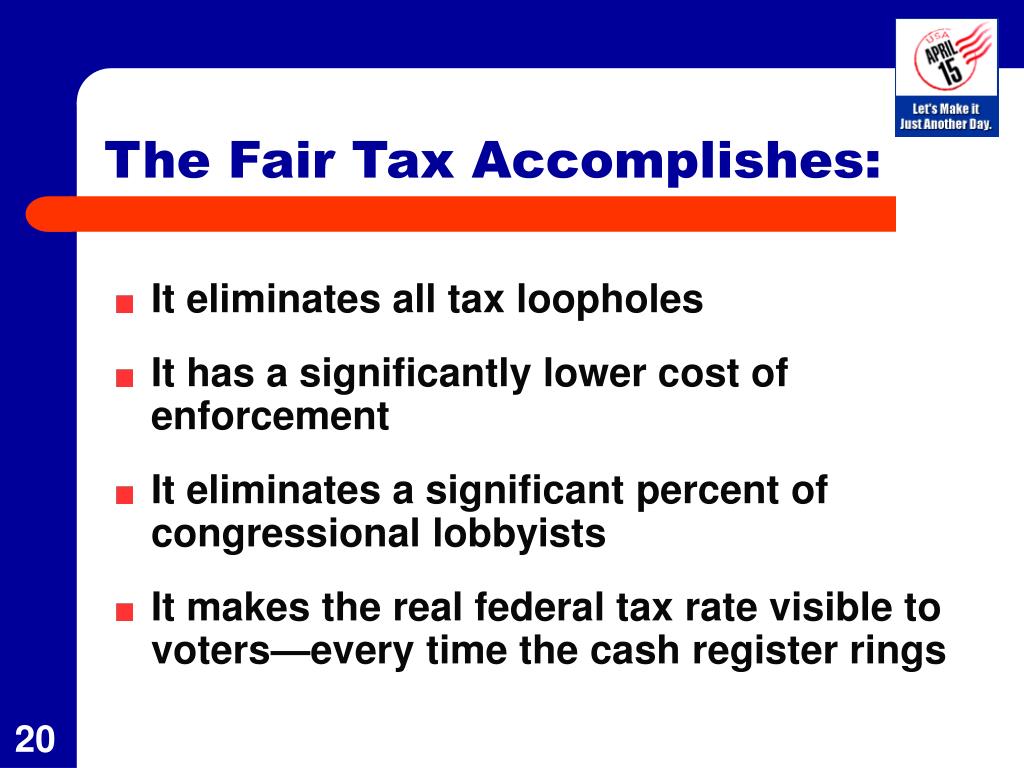 PPT The Fair Tax PowerPoint Presentation, free download ID1358683