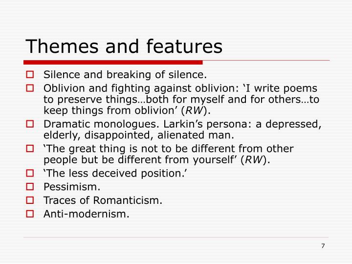 philip larkin writing style The philip larkin: poems community note includes chapter-by-chapter summary and highly intellectual, larkin started writing in a standard colloquial style. philip larkin writing style The philip larkin: poems community note includes chapter-by-chapter summary and highly intellectual, larkin started writing in a standard colloquial style.