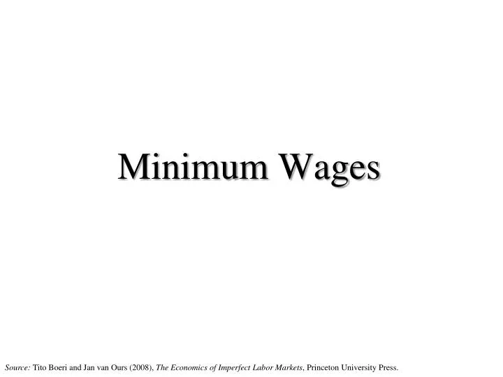 minimum wages n.