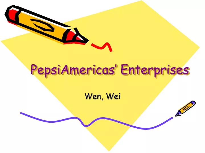 pepsiamericas enterprises n.