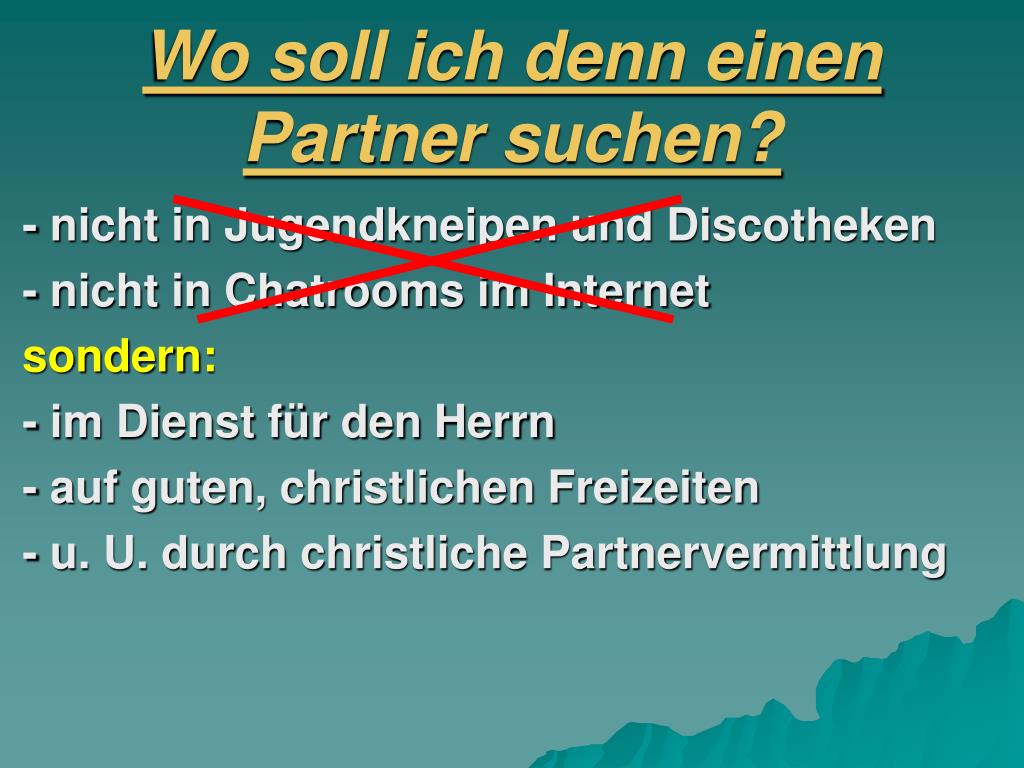 Ppt partnervermittlung
