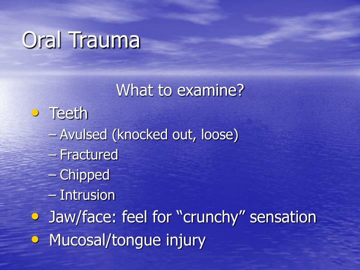 PPT - Emergency Splinting and Trauma First Aid PowerPoint Presentation ...