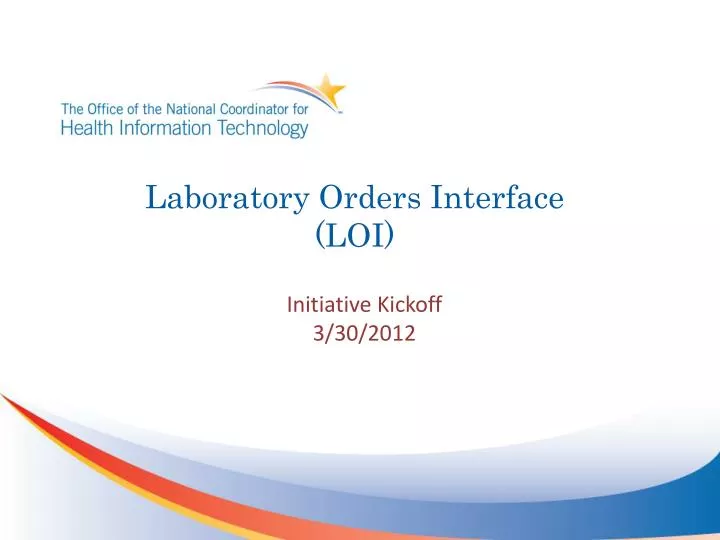 laboratory orders interface loi n.