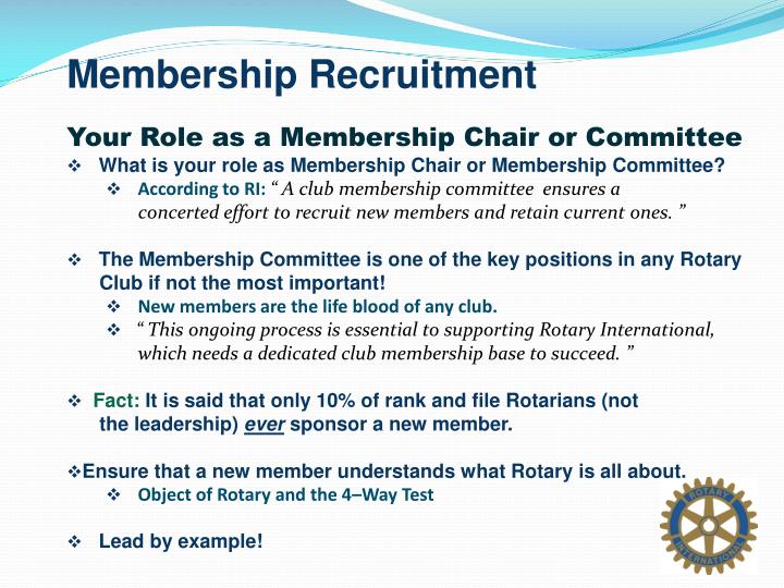 membership recruitment membership recruitment