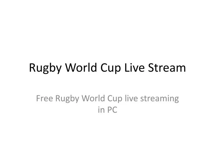 rugby world cup live stream n.
