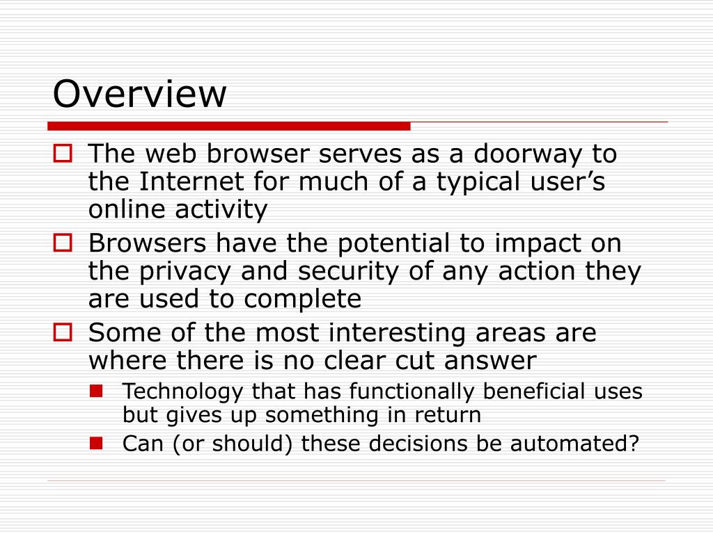 PPT - Web Browser Privacy And Security PowerPoint Presentation, Free ...