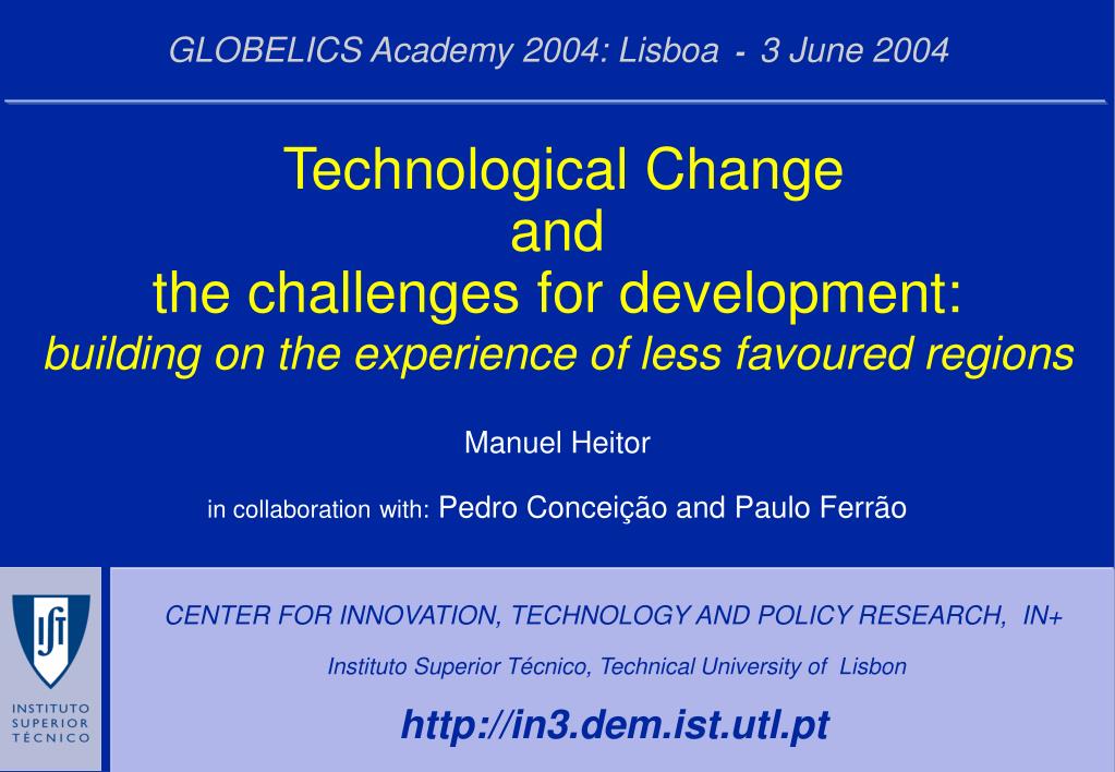 PPT - GLOBELICS Academy 2004: Lisboa - 3 June 2004 PowerPoint Presentation  - ID:1365012