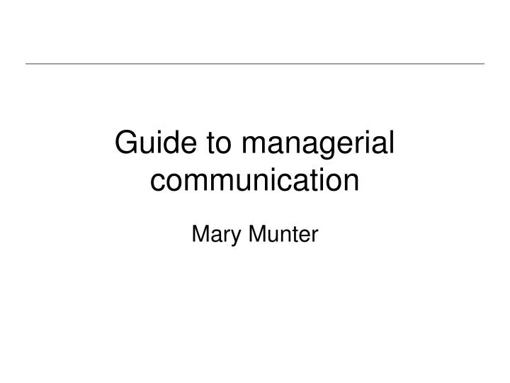 guide to managerial communication 10th edition pdf download