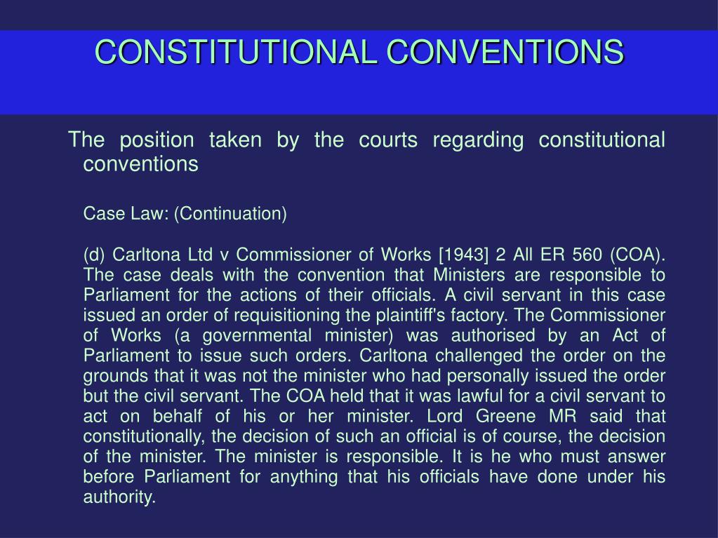 should constitutional conventions be codified essay