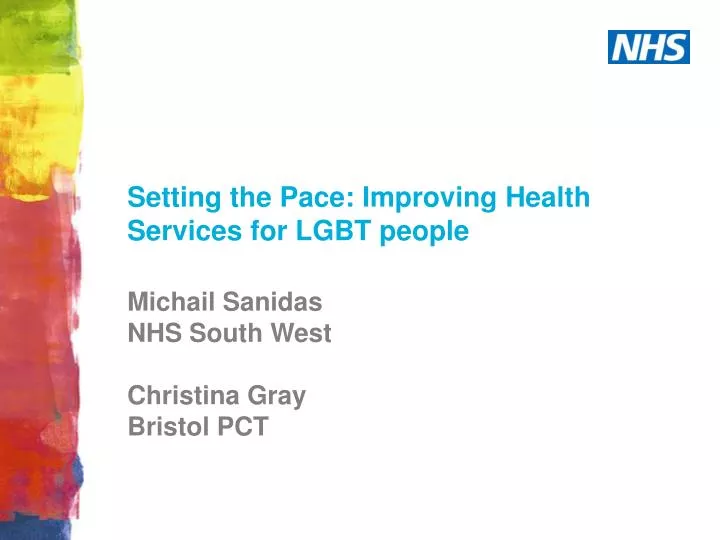 Ppt Setting The Pace Improving Health Services For Lgbt People