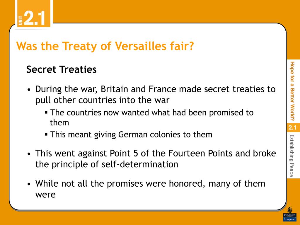 how fair was the treaty of versailles essay