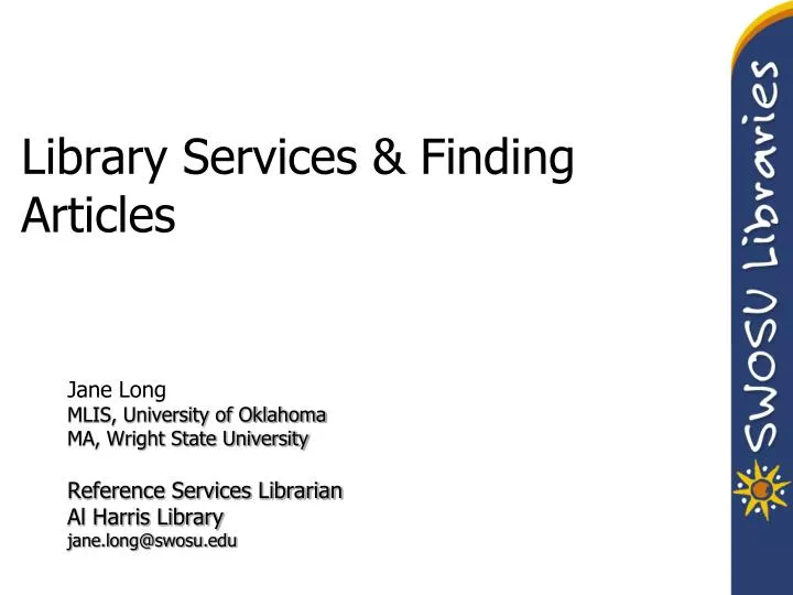 library services finding articles n.