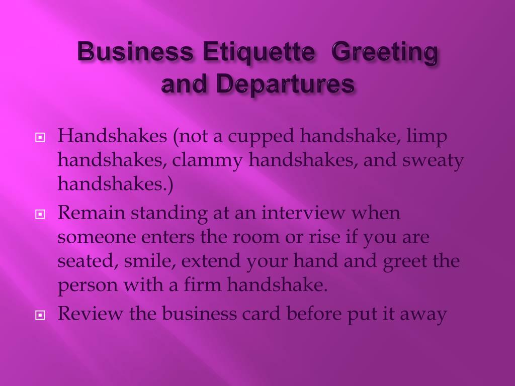 ppt communication etiquette for the business world email etiquette ppt