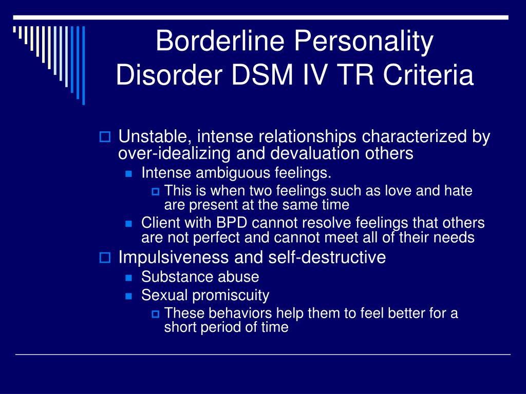 Dsm- iv que significa